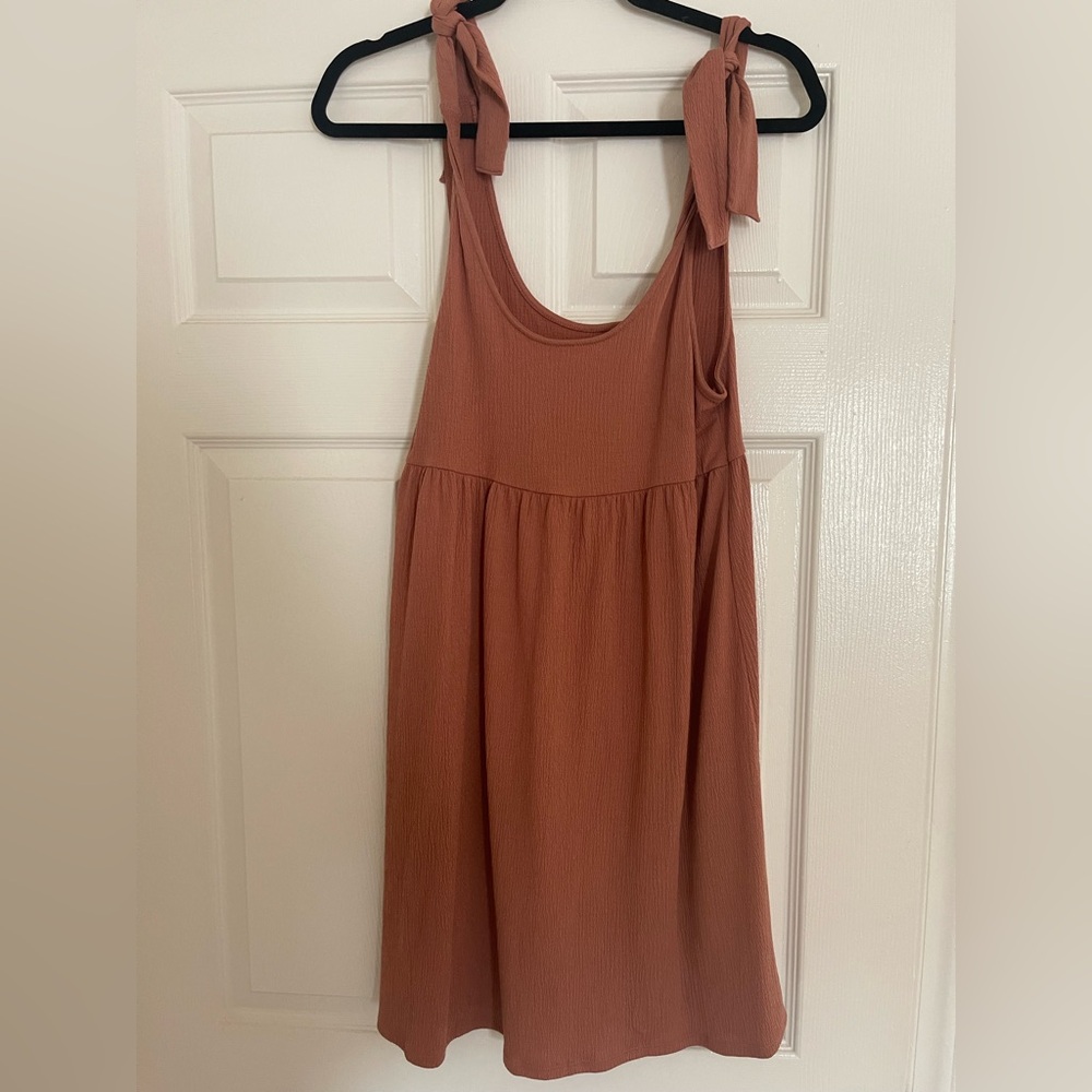 Wild Fable Terracotta Textured dress